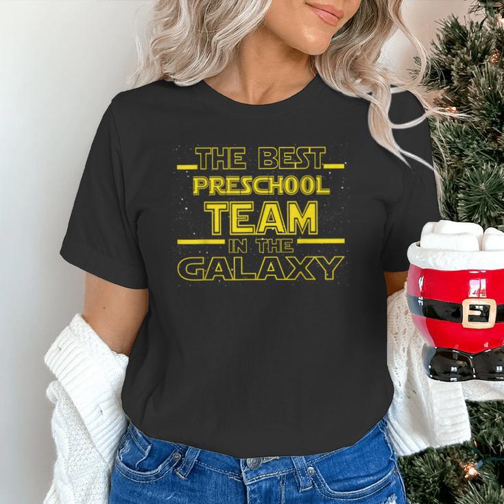 Back To School Best Preschool Team In The Galaxy Space Out Unisex T-Shirt