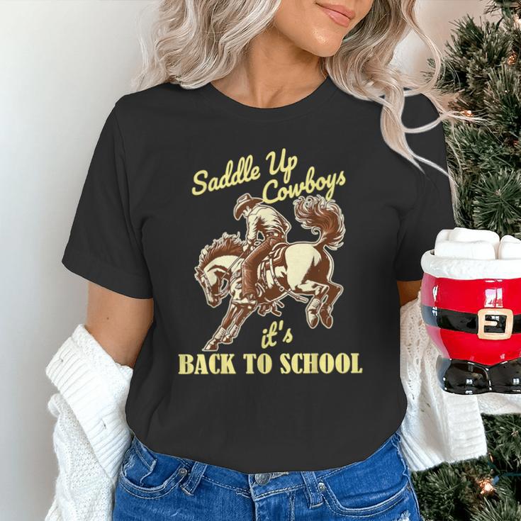 Back To School Cowboy Rodeo Country Western Saddle Up Boys Unisex T-Shirt