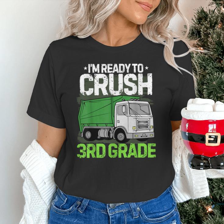 Back To School First Day Of 3rd Grade Garbage Truck Boys Unisex T-Shirt