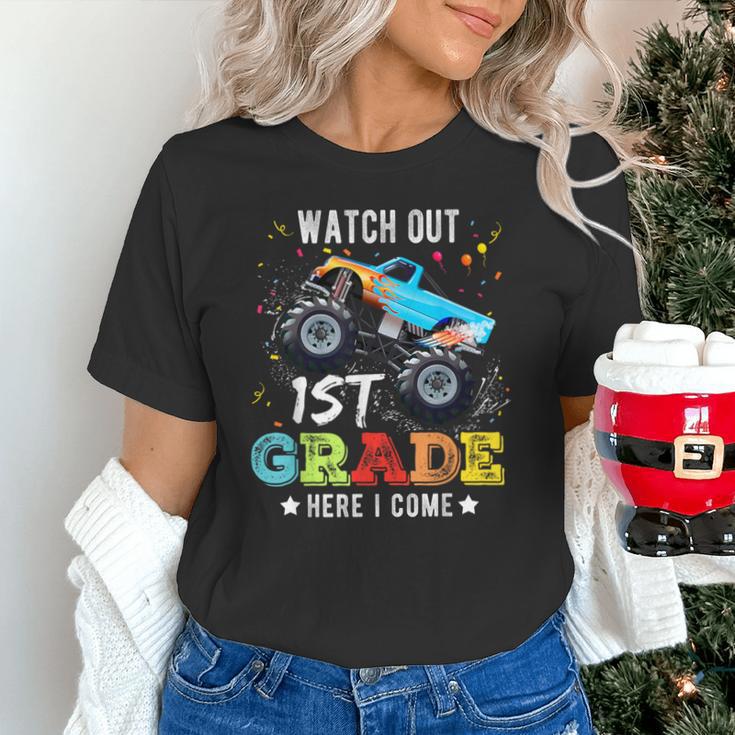 Back To School First Grade Here I Come For Boy Kids Truck Unisex T-Shirt Back To School First Grade Here I Come For Boy Kids Truck Unisex T-Shirt