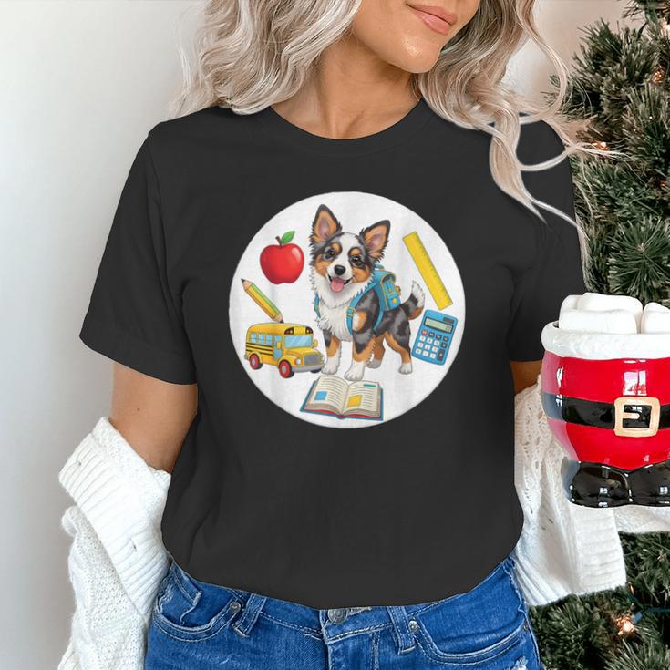 Back To School Miniature American Shepherd Dog Boys Girls Unisex T-Shirt