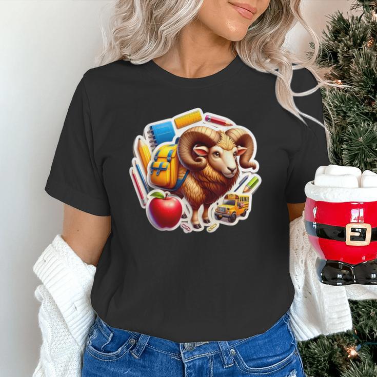 Back To School Ram Boys Girls Student Kids Lover Farmer Cute Unisex T-Shirt Back To School Ram Boys Girls Student Kids Lover Farmer Cute Unisex T-Shirt