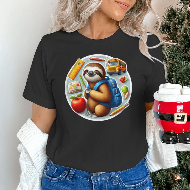 Back To School Sloth Boys Girls Student Kids Lover Child New Unisex T-Shirt Back To School Sloth Boys Girls Student Kids Lover Child New Unisex T-Shirt