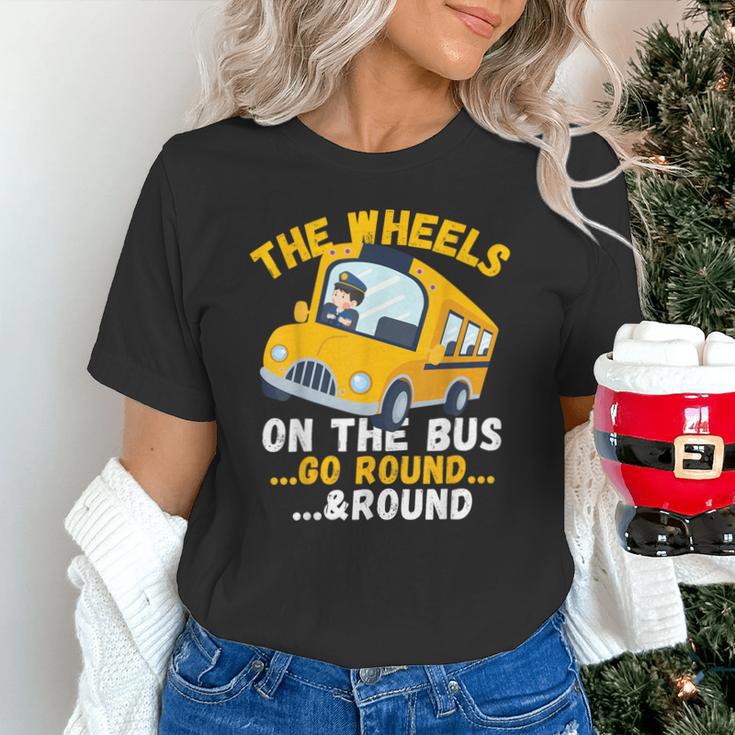 Back To School The Wheels On The Bus Go Round And Round Kids Unisex T-Shirt Back To School The Wheels On The Bus Go Round And Round Kids Unisex T-Shirt