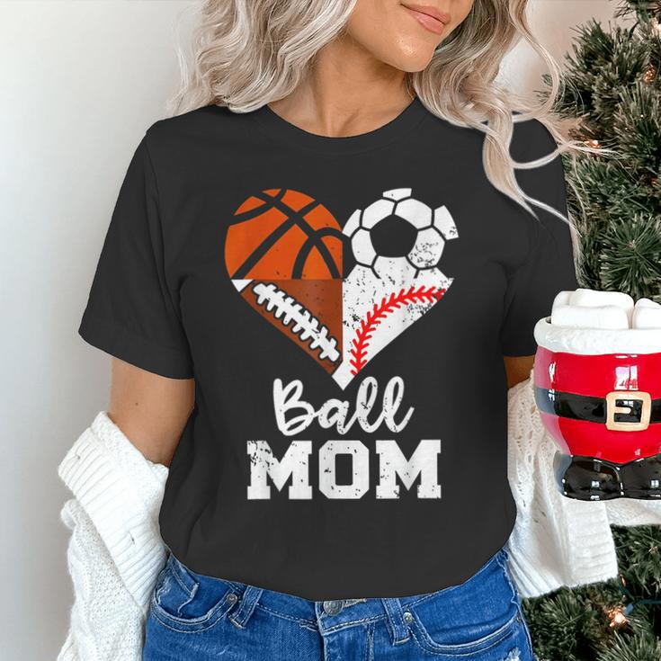 Ball Mom Heart Soccer Basketball Baseball Football Mom Unisex T-Shirt Ball Mom Heart Soccer Basketball Baseball Football Mom Unisex T-Shirt