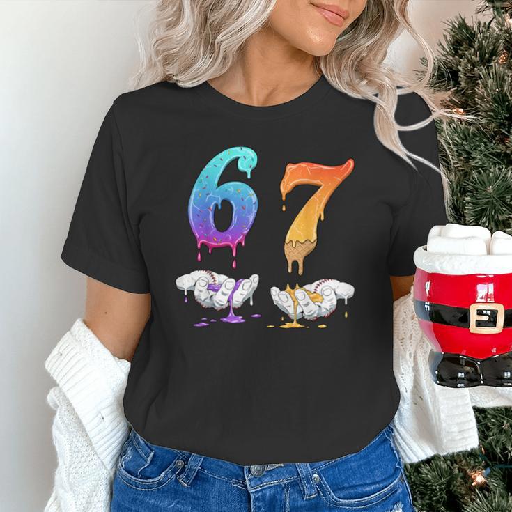 Baseball 67 Ice Cream Drip Six Seven Boys Meme Unisex T-Shirt