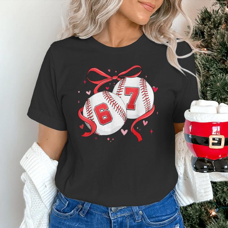 Baseball 67 Six Seven Gen Alpha Meme Valentine's Day Unisex T-Shirt Baseball 67 Six Seven Gen Alpha Meme Valentine's Day Unisex T-Shirt