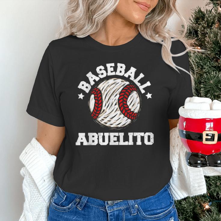 Baseball Abuelito Distressed Vintage Grandpa Game Day Unisex T-Shirt
