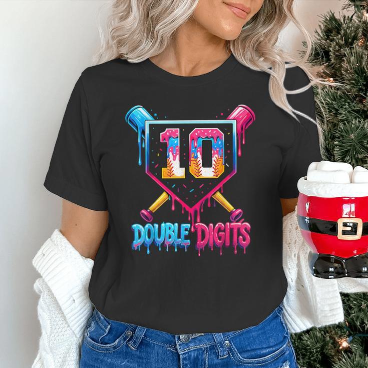 Baseball Drip 10th Birthday Boy Double Digits Ice Cream Drip Unisex T-Shirt Baseball Drip 10th Birthday Boy Double Digits Ice Cream Drip Unisex T-Shirt