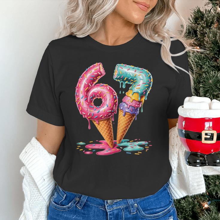Baseball Drip Ice Cream 67 Unisex T-Shirt