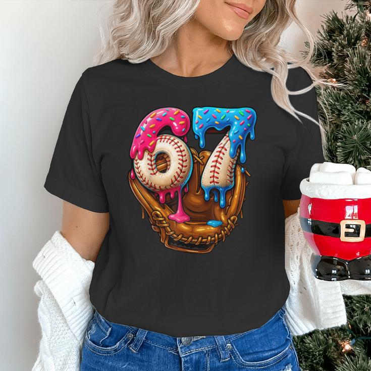 Baseball Drip Ice Cream Number 67 Player Or 67th Birthday Unisex T-Shirt