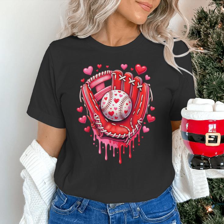 Baseball Drip Ice Cream Sprinkles Valentines Day Baseball Unisex T-Shirt