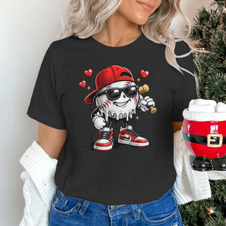 Baseball Drip Ice Cream Valentine’s Day Boys Kids Unisex T-Shirt Baseball Drip Ice Cream Valentine’s Day Boys Kids Unisex T-Shirt