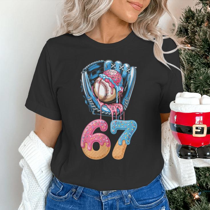 Baseball Drip Number 67 Player 67th Birthday Ice Cream 67 Unisex T-Shirt Baseball Drip Number 67 Player 67th Birthday Ice Cream 67 Unisex T-Shirt