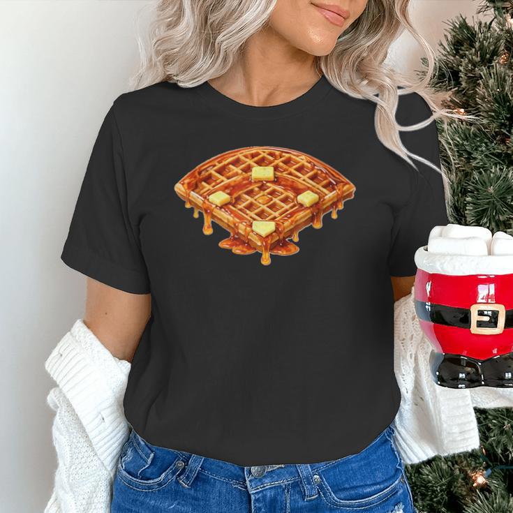 Baseball Dripping Waffle Field Unisex T-Shirt