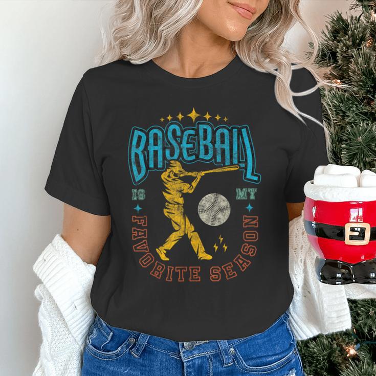 Baseball Is My Favorite Season Player Coach Fan Game Day Unisex T-Shirt Baseball Is My Favorite Season Player Coach Fan Game Day Unisex T-Shirt