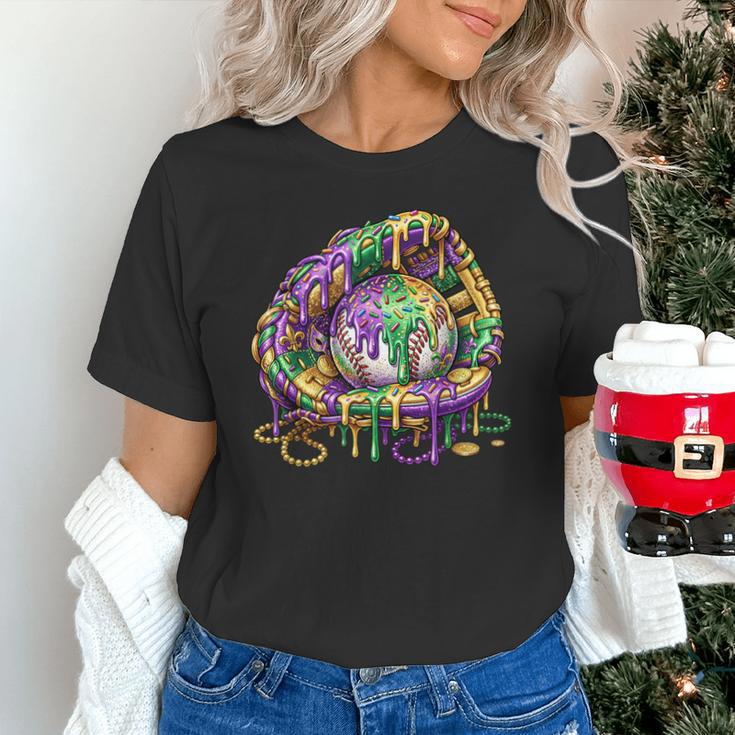 Baseball Glove Ice Cream Mardi Gras Dripping Boys Youth Kids Unisex T-Shirt Baseball Glove Ice Cream Mardi Gras Dripping Boys Youth Kids Unisex T-Shirt