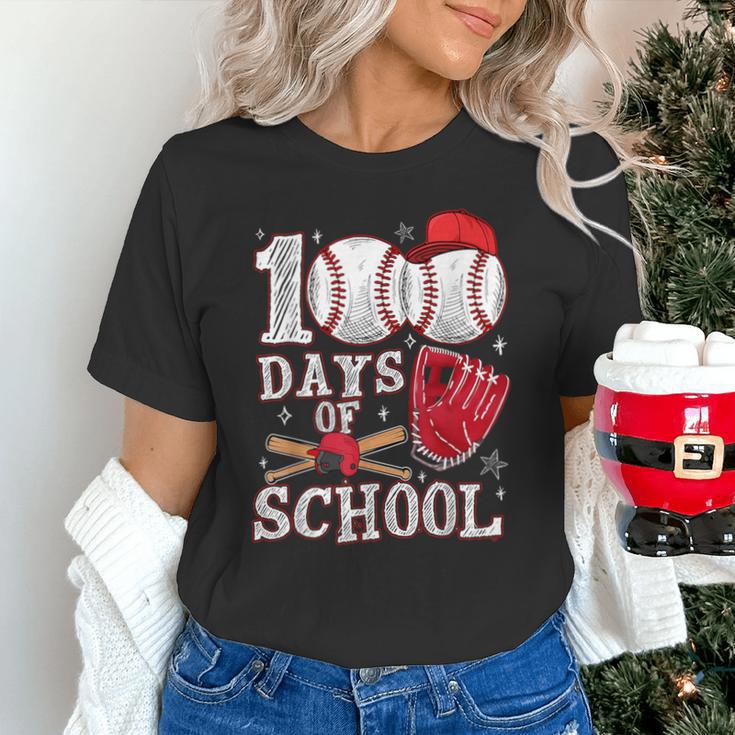 Baseball Happy 100 Days Of School Boy Girl Kid Teacher Unisex T-Shirt Baseball Happy 100 Days Of School Boy Girl Kid Teacher Unisex T-Shirt