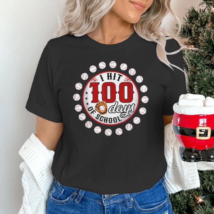 Baseball I Hit 100 Days Of School Baseball Player Kids Boys Unisex T-Shirt Baseball I Hit 100 Days Of School Baseball Player Kids Boys Unisex T-Shirt
