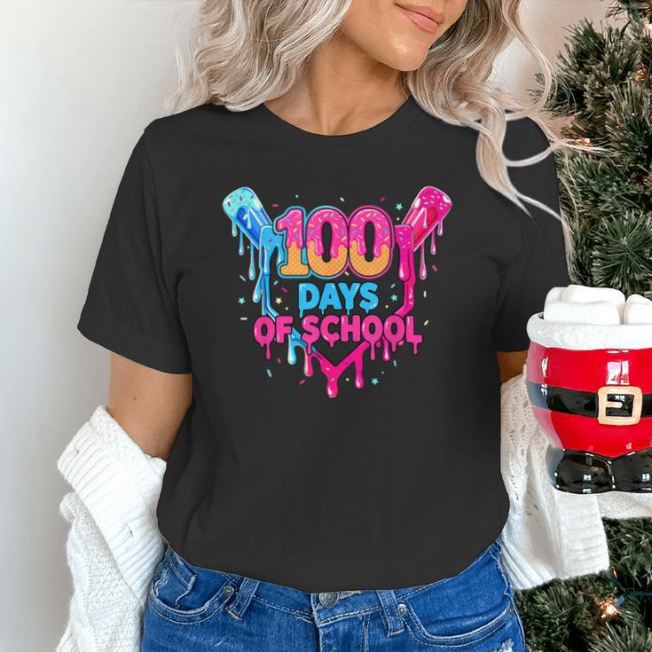 Baseball Ice Cream Drip 100 Days Of School Boys Girls 100th Unisex T-Shirt Baseball Ice Cream Drip 100 Days Of School Boys Girls 100th Unisex T-Shirt