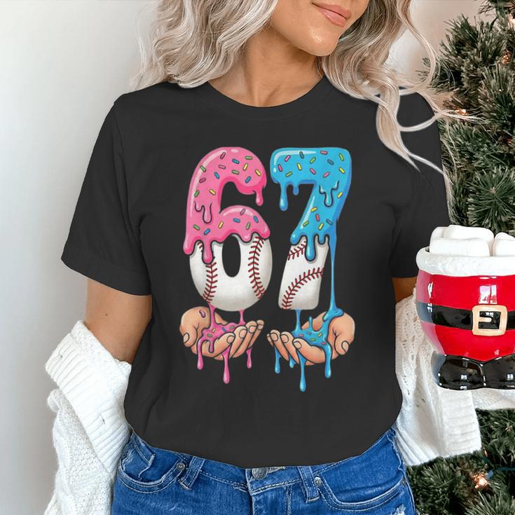 Baseball Ice Cream Drip 67 Hands Six Seven Boys Unisex T-Shirt