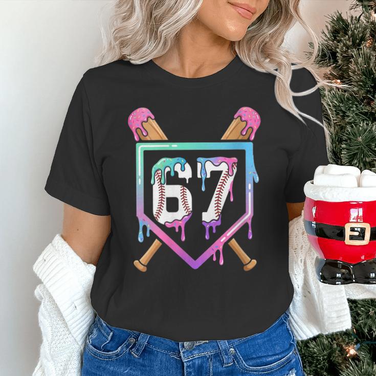 Baseball Ice Cream Drip 67 Player Dabbing Six Seven Boys Unisex T-Shirt