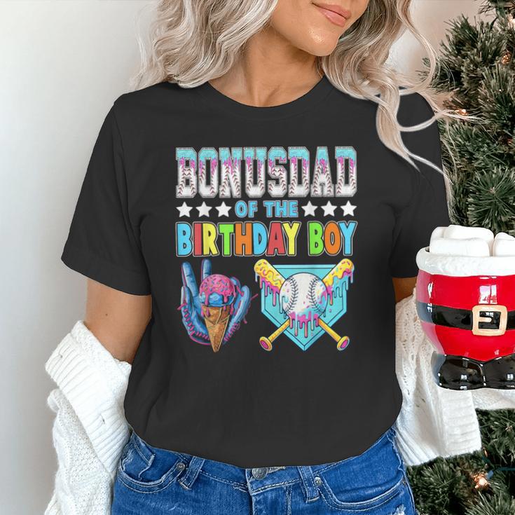 Baseball Ice Cream Drip Bonus Dad Of The Birthday Boy Unisex T-Shirt Baseball Ice Cream Drip Bonus Dad Of The Birthday Boy Unisex T-Shirt
