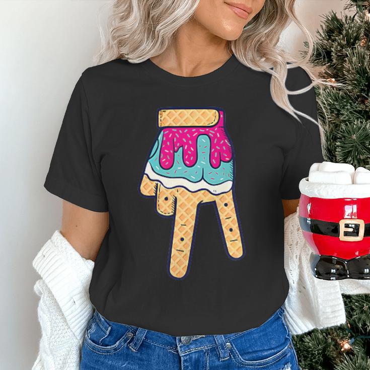 Baseball Ice Cream Drip Home Plate Glove Respect Drip 2 Side Unisex T-Shirt Baseball Ice Cream Drip Home Plate Glove Respect Drip 2 Side Unisex T-Shirt