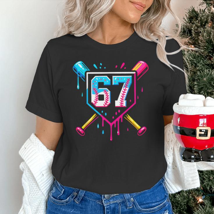 Baseball Ice Cream Drip Number 67 Player 67th Birthday 67 Unisex T-Shirt Baseball Ice Cream Drip Number 67 Player 67th Birthday 67 Unisex T-Shirt