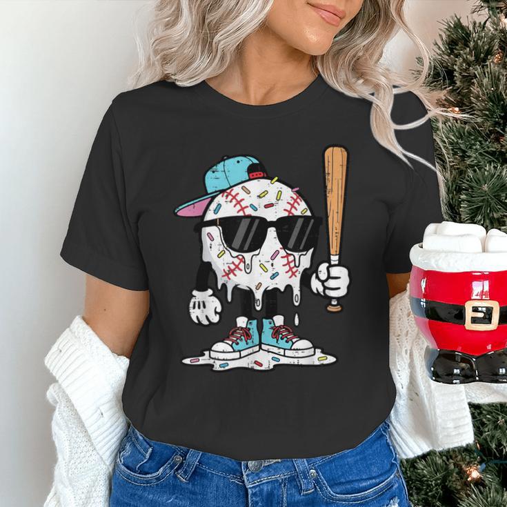 Baseball Ice Cream Drip Sports Boys Kids Youth Men Unisex T-Shirt Baseball Ice Cream Drip Sports Boys Kids Youth Men Unisex T-Shirt
