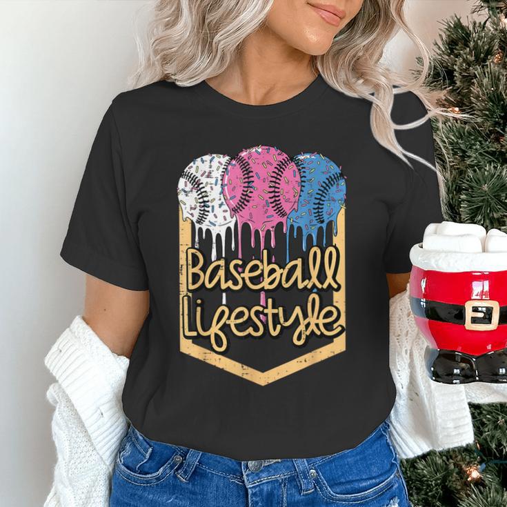 Baseball Lifestyle Ball Sprinkles Drip Boys Kids Men Teen Unisex T-Shirt