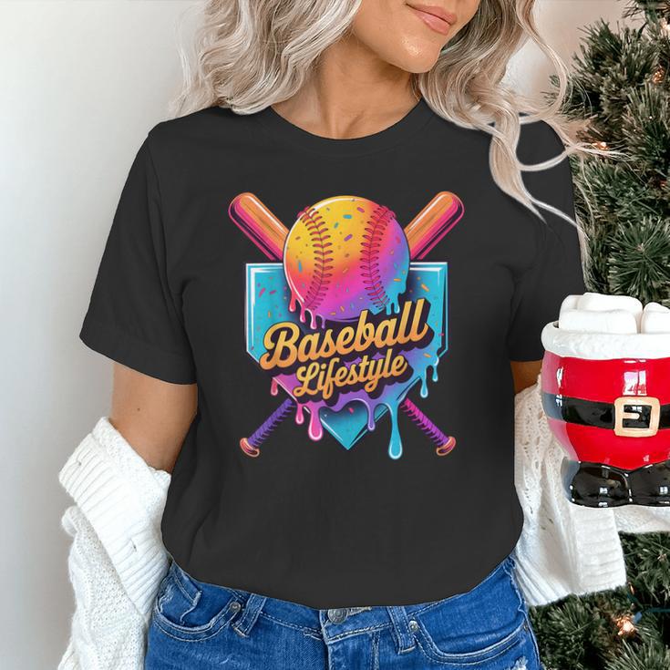 Baseball Lifestyle Drip Icecream Unisex T-Shirt Baseball Lifestyle Drip Icecream Unisex T-Shirt