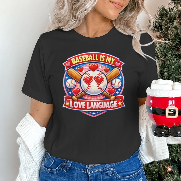 Baseball Is My Love Language Valentine Unisex T-Shirt Baseball Is My Love Language Valentine Unisex T-Shirt
