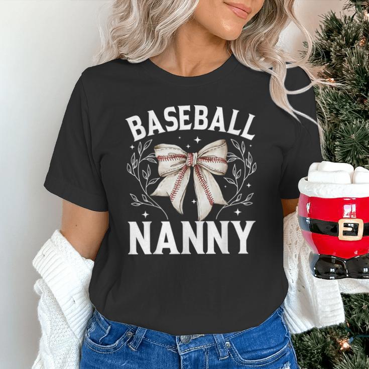 Baseball Nanny Baseball Coquette Bow Unisex T-Shirt Baseball Nanny Baseball Coquette Bow Unisex T-Shirt