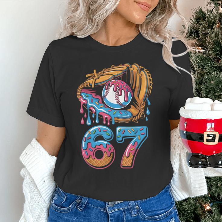 Baseball Player 67 Number 67th Sports Ice Cream Drip Unisex T-Shirt Baseball Player 67 Number 67th Sports Ice Cream Drip Unisex T-Shirt