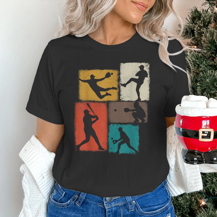 Baseball Player Collage Men Kids Coach Youth Boys Unisex T-Shirt