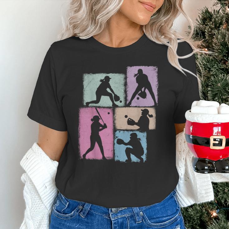 Baseball Player Collage Women Kids Coach Youth Girl Unisex T-Shirt Baseball Player Collage Women Kids Coach Youth Girl Unisex T-Shirt