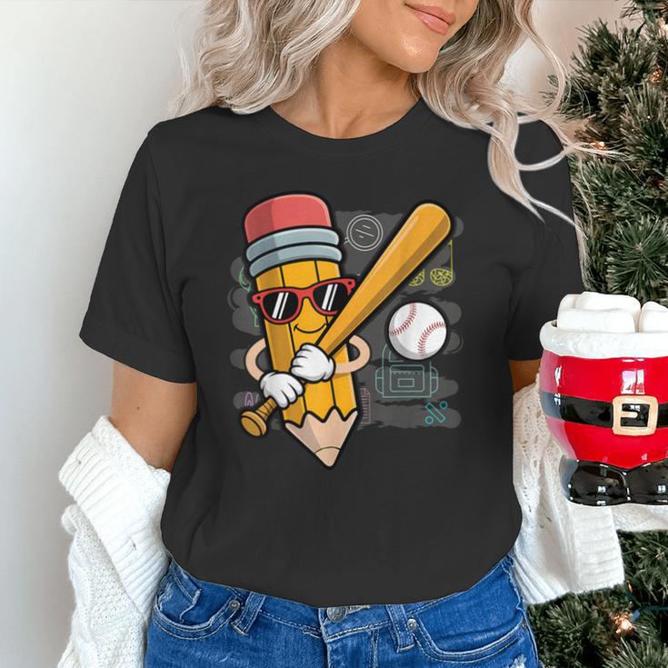 Baseball Player Pencil Back To School Cute Sport Students Unisex T-Shirt Baseball Player Pencil Back To School Cute Sport Students Unisex T-Shirt
