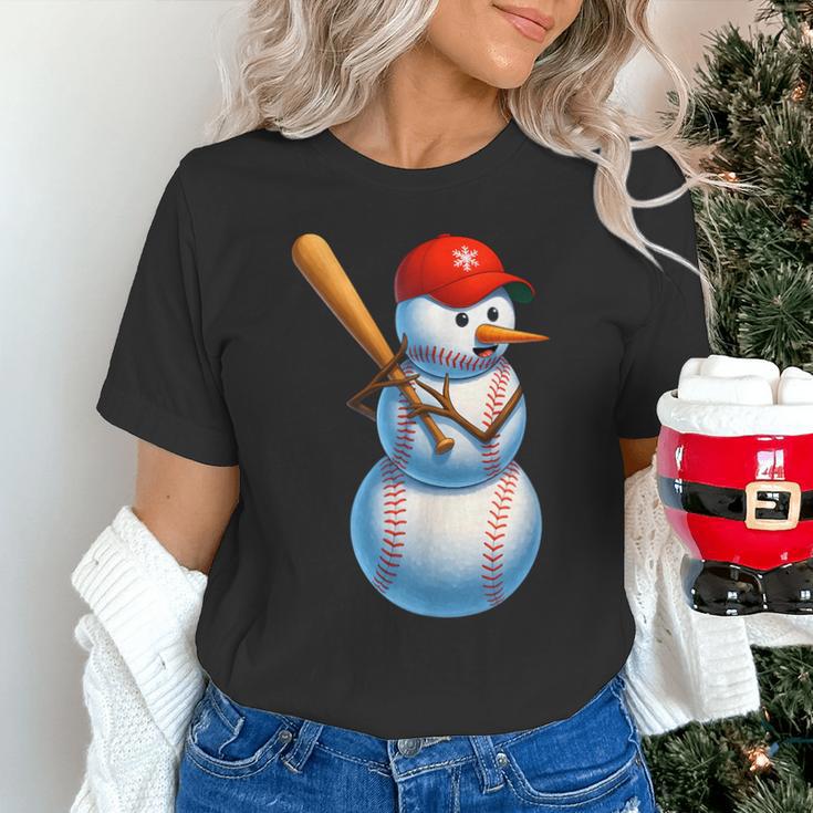 Baseball Snowman Merry Christmas Xmas Pajamas Men Women Kids Unisex T-Shirt Baseball Snowman Merry Christmas Xmas Pajamas Men Women Kids Unisex T-Shirt
