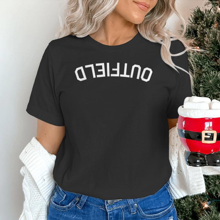 BaseballSoftball Upside Down Outfield Unisex T-Shirt