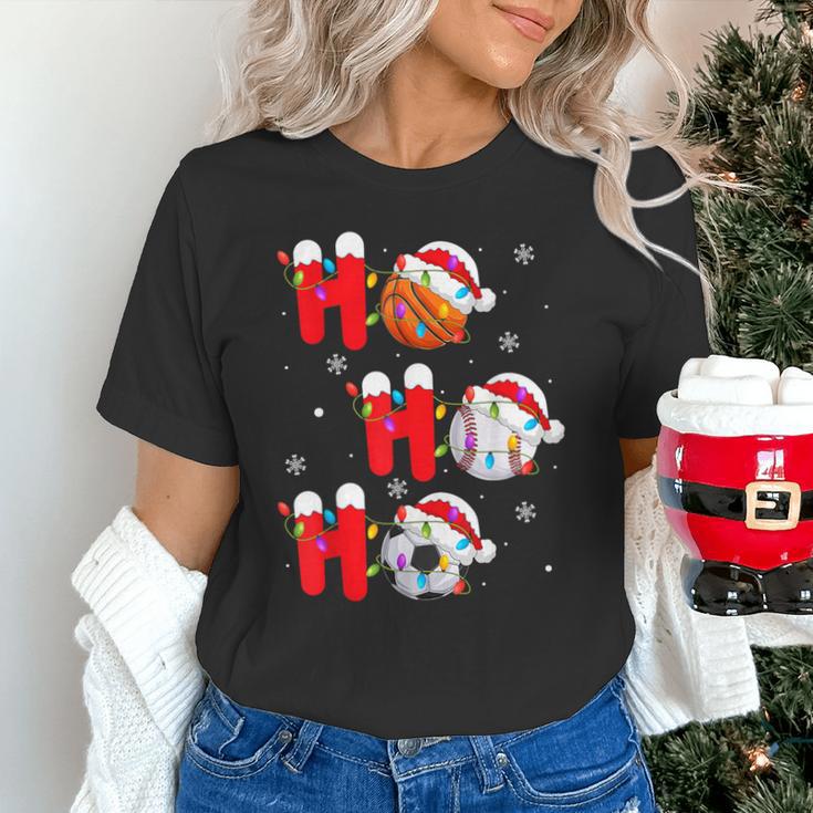 Basketball Baseball Soccer Christmas Ho Ho Ho Santa Xmas Unisex T-Shirt Basketball Baseball Soccer Christmas Ho Ho Ho Santa Xmas Unisex T-Shirt