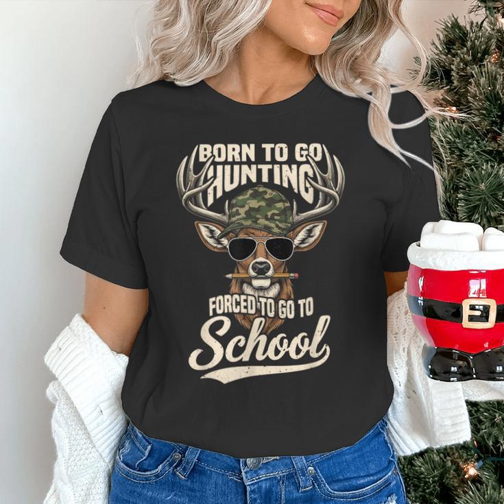 Born To Go Hunting Forced To Go Back To School Camo Deer Boy Unisex T-Shirt Born To Go Hunting Forced To Go Back To School Camo Deer Boy Unisex T-Shirt