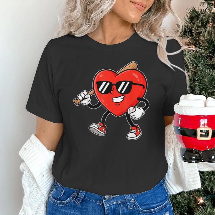 Boy Valentines Day Heart Love Baseball Boys Men Kids Unisex T-Shirt