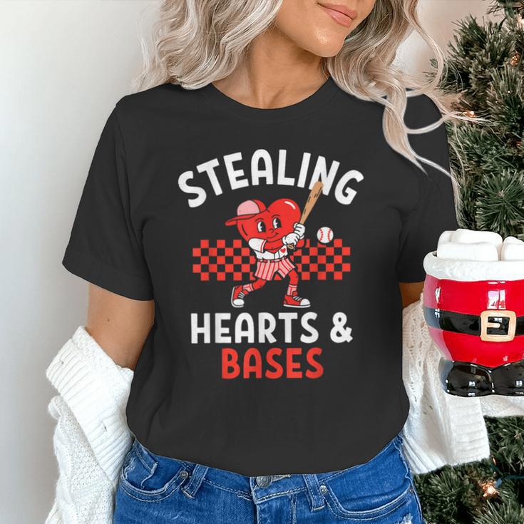 Boys Baseball Valentines Day Stealing Hearts Valentine Kids Unisex T-Shirt Boys Baseball Valentines Day Stealing Hearts Valentine Kids Unisex T-Shirt