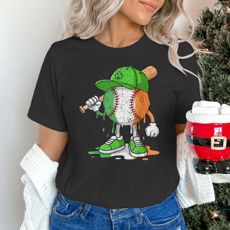 Boys St Patricks Day Irish Flag Kids Baseball Ice Cream Drip Unisex T-Shirt Boys St Patricks Day Irish Flag Kids Baseball Ice Cream Drip Unisex T-Shirt