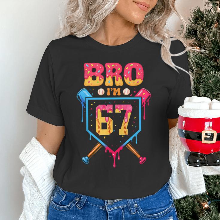Bro I’m 67 Baseball Drip Number 67 Player 67th Birthday Unisex T-Shirt Bro I’m 67 Baseball Drip Number 67 Player 67th Birthday Unisex T-Shirt