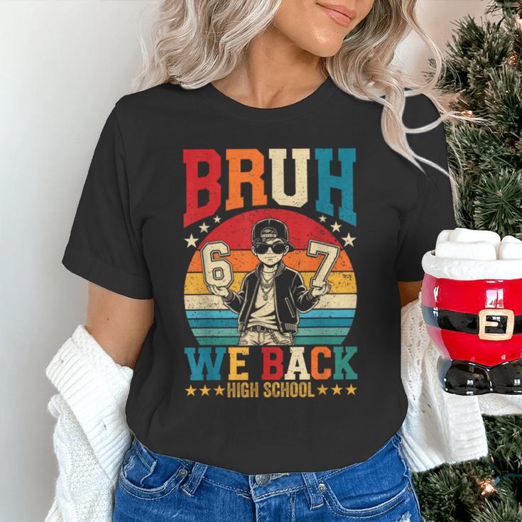 Bruh We Back High School Boy Back To School 6 7 Meme Unisex T-Shirt Bruh We Back High School Boy Back To School 6 7 Meme Unisex T-Shirt