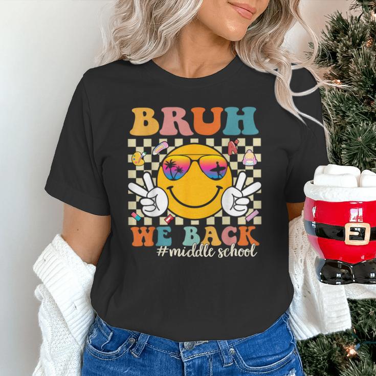 Bruh We Back Middle School Retro Back To School Boys Girls Unisex T-Shirt Bruh We Back Middle School Retro Back To School Boys Girls Unisex T-Shirt