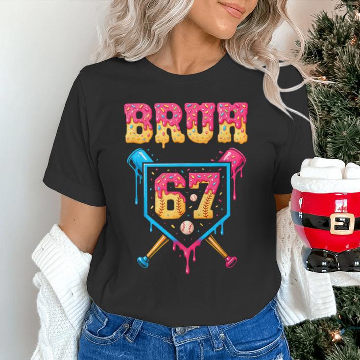 Bruh Baseball Ice Cream Drip Number 67 Player 67th Birthday Unisex T-Shirt Bruh Baseball Ice Cream Drip Number 67 Player 67th Birthday Unisex T-Shirt