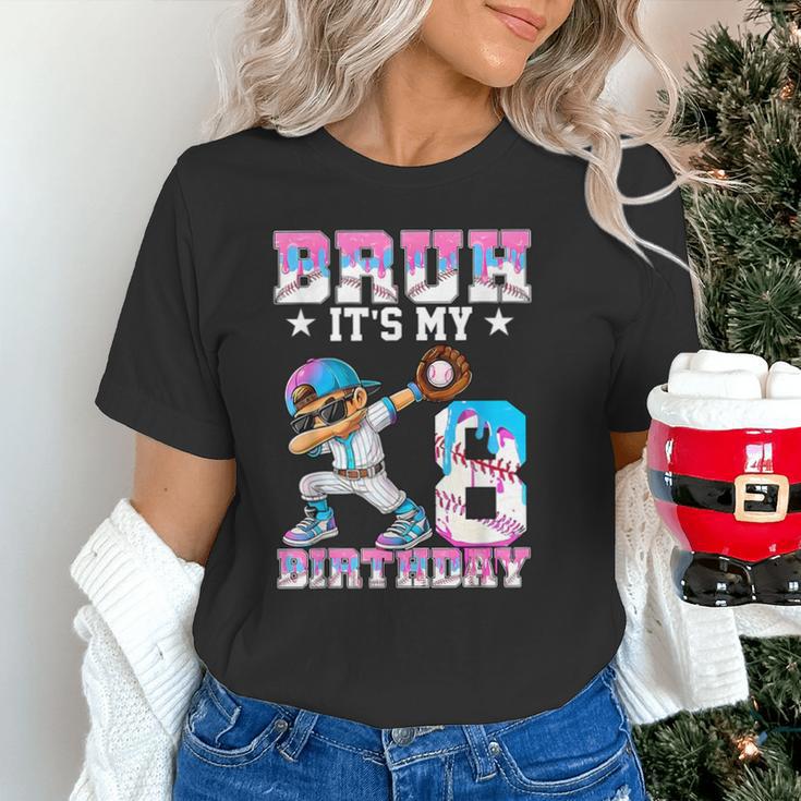 Bruh It's My 8th Birthday Baseball Ice Cream Drip 8 Year Old Unisex T-Shirt Bruh It's My 8th Birthday Baseball Ice Cream Drip 8 Year Old Unisex T-Shirt